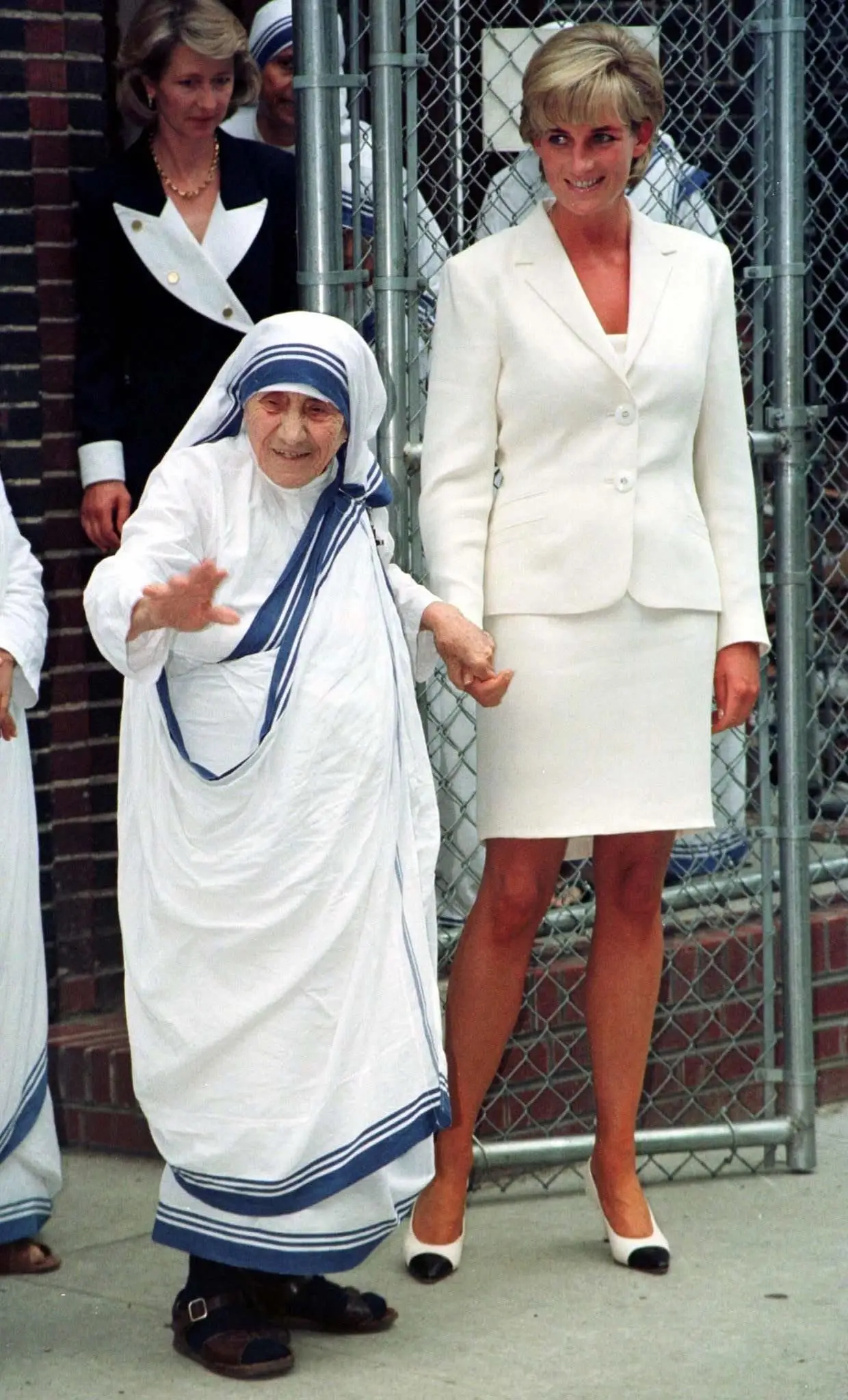 Com a Madre Teresa de Calcutá, em junho de 1997.