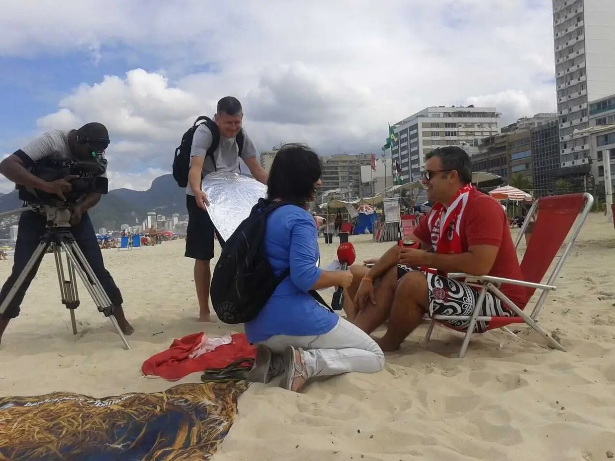 Foto cedida por Ivani Flora, correspondente da SIC no Rio de Janeiro, Brasil.