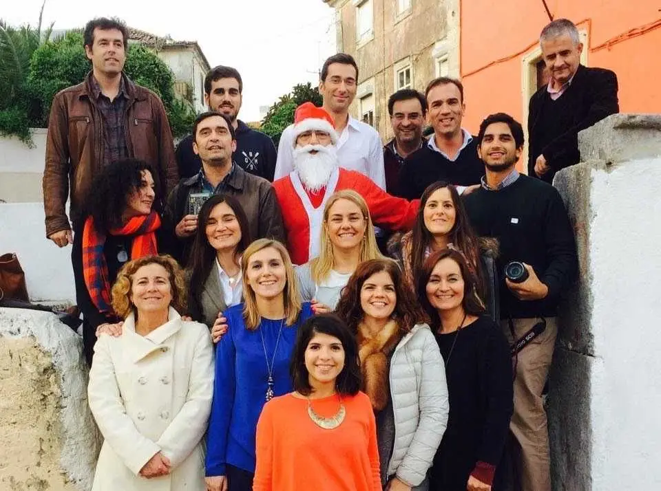 Almoço de Natal da equipa do Primeiro Jornal.