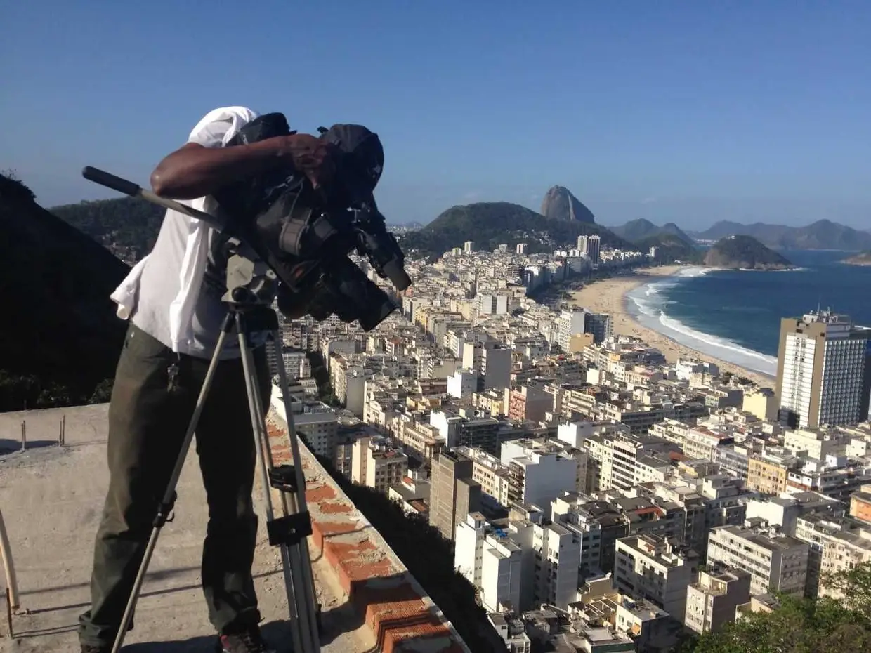 Foto cedida por Ivani Flora, correspondente da SIC no Rio de Janeiro, Brasil.