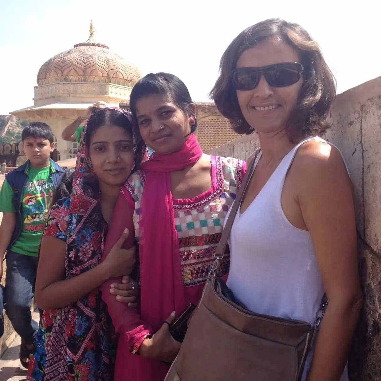 Dulce Salzedas em Jaipur, Índia, em 2013.