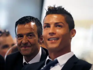 Jorge Mendes e Cristiano Ronaldo