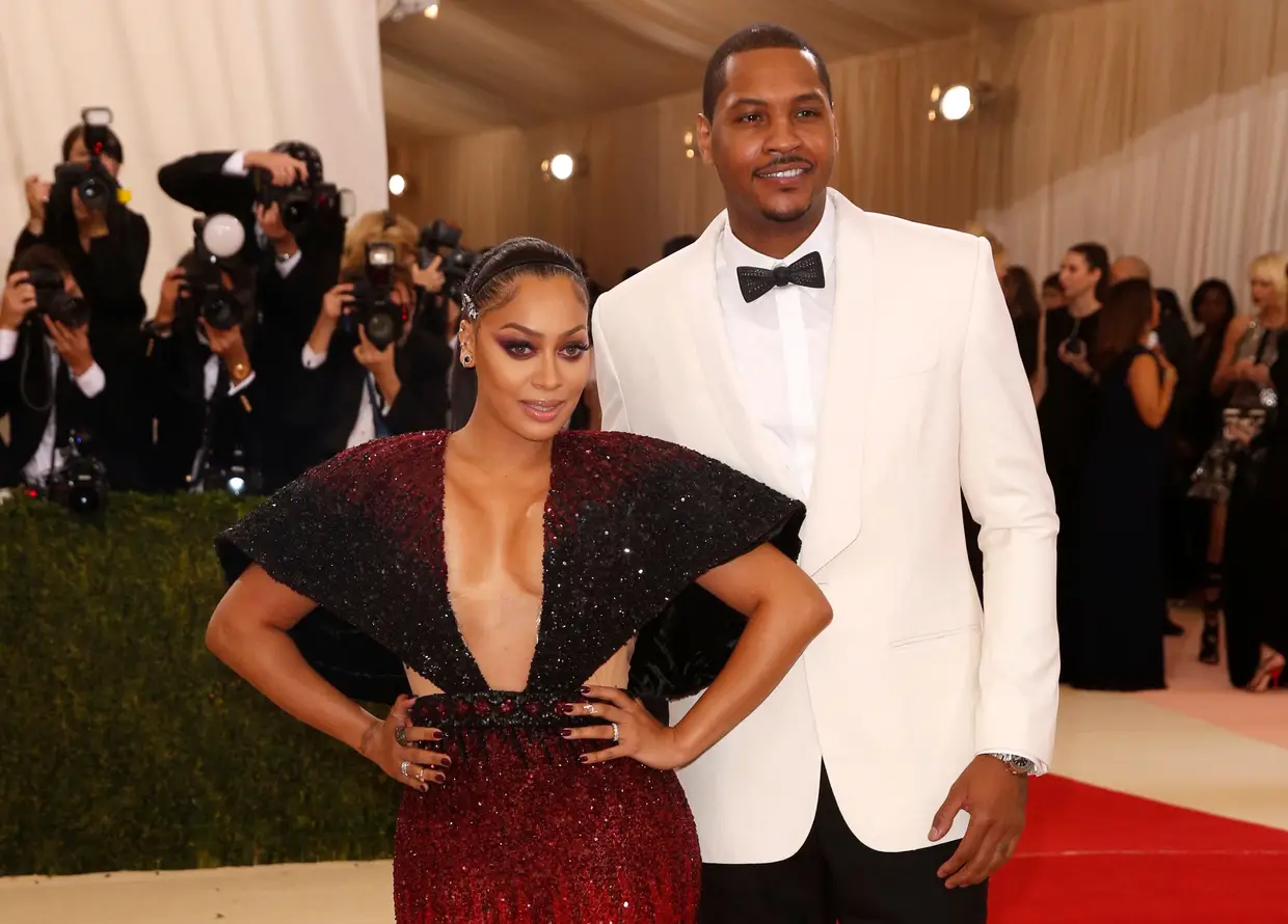 O casal La La e Carmelo Anthony anunciaram a separação em abril, depois de sete anos de casamento.
