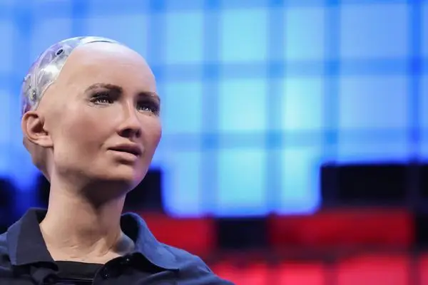 "Não vamos destruir o mundo, mas vamos ficar com os vossos empregos." Robô Sophia, na Web Summit Lisboa, 07-11-2017
