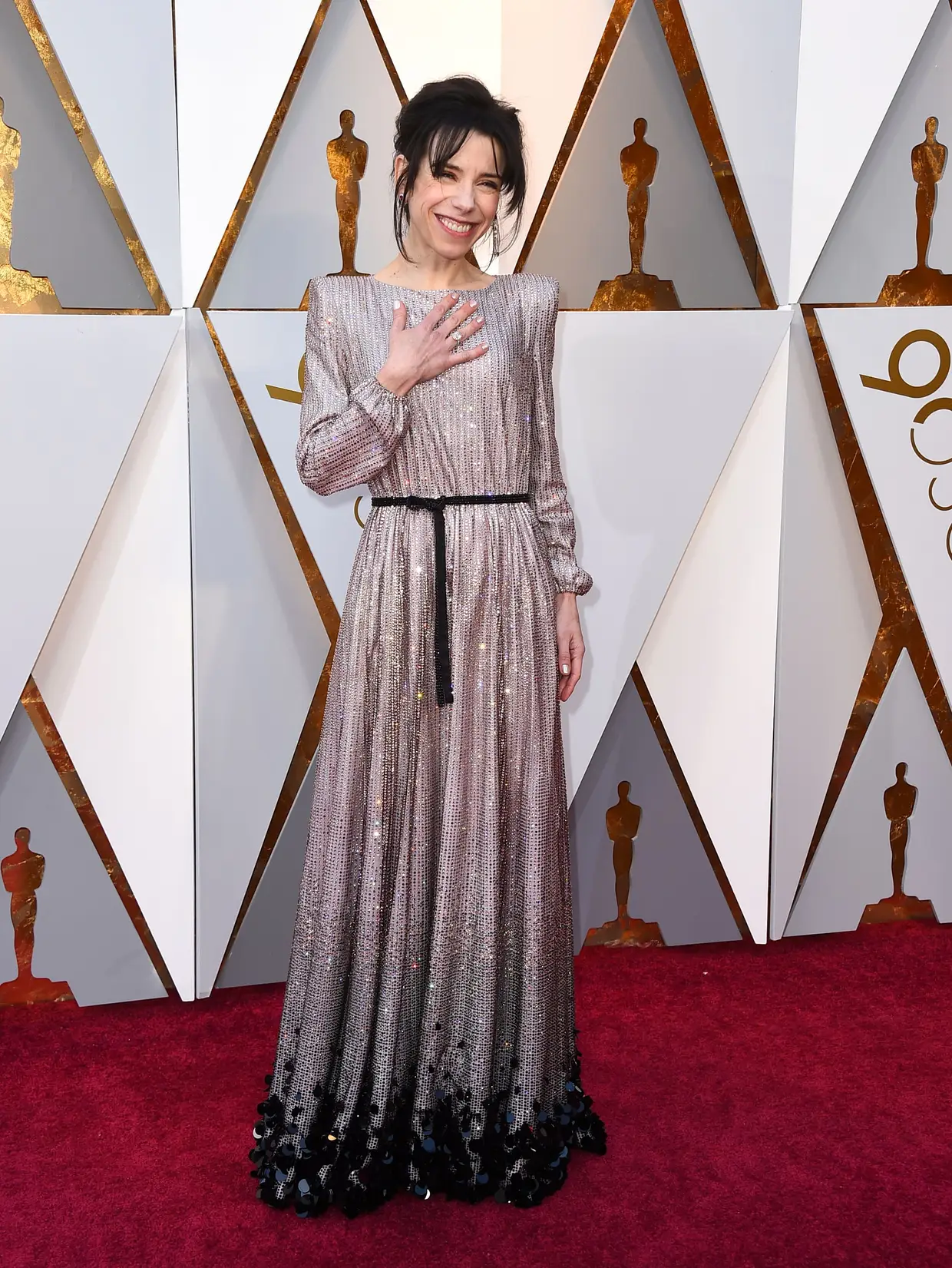 A atriz Sally Hawkins está nomeada para o Óscar de Melhor Atriz pelo papel interpretado em "A Forma da Água".