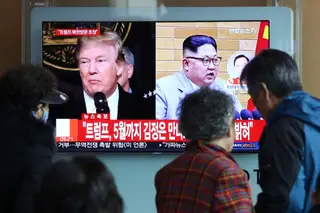 Trump diz que cimeira com Kim Jong-un está bem encaminhada