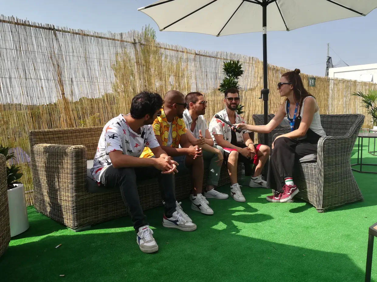 Entrevista aos HMB antes da atuação no Music Valley (24/06/2018)