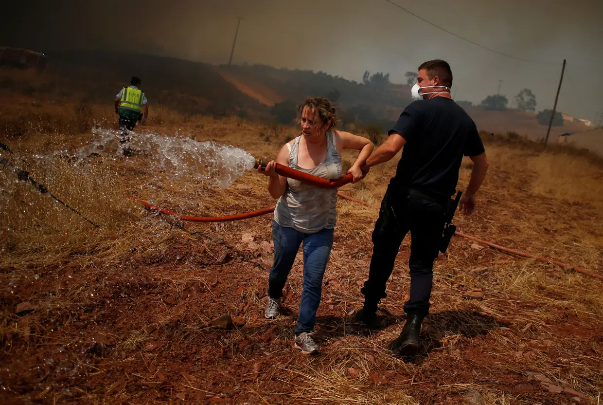 O drama no combate às chamas em Monchique