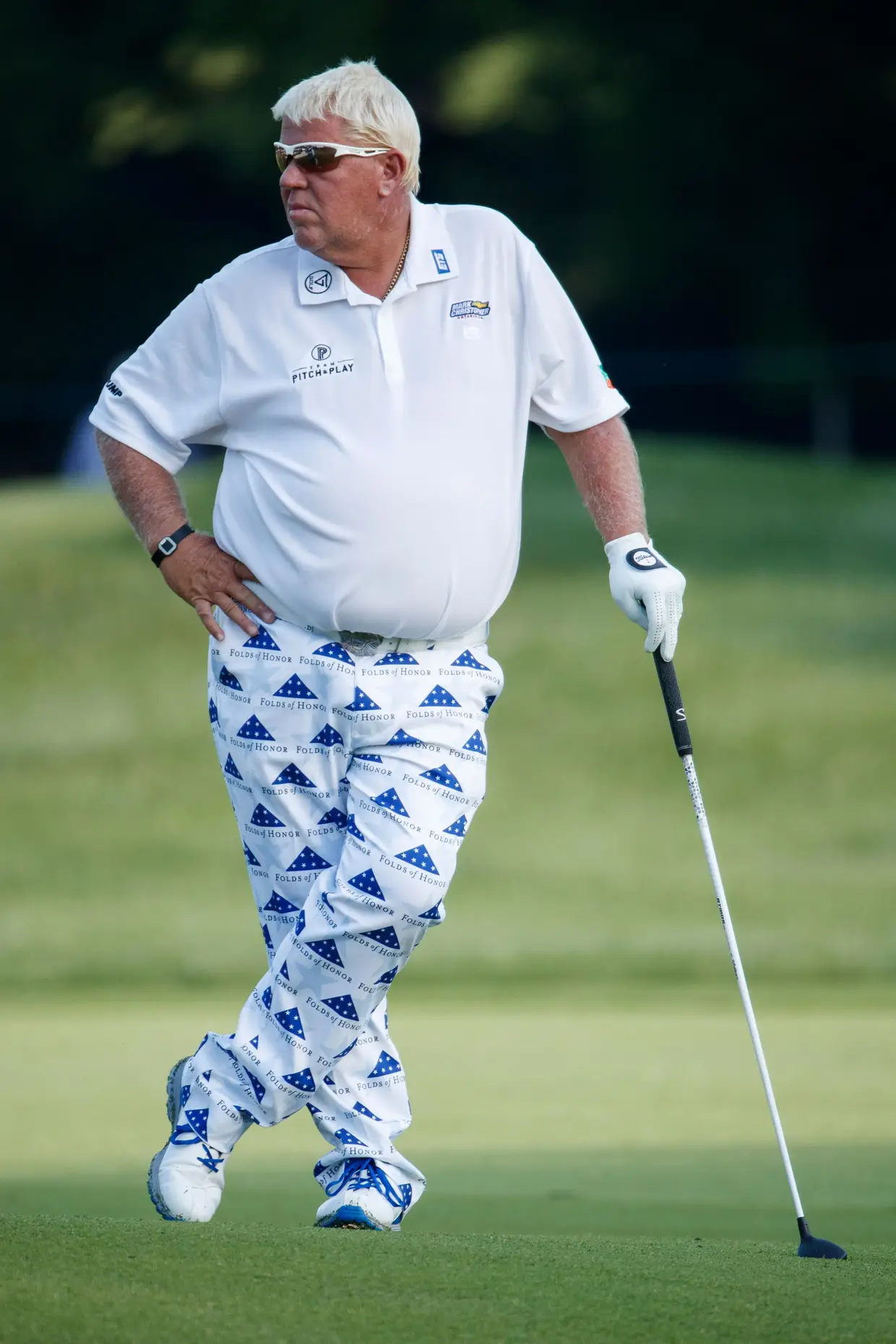 O golfista norte-americano John Daly no torneio PGA em St. Louis, nos EUA