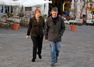 Angela Merkel e Joachim Sauer