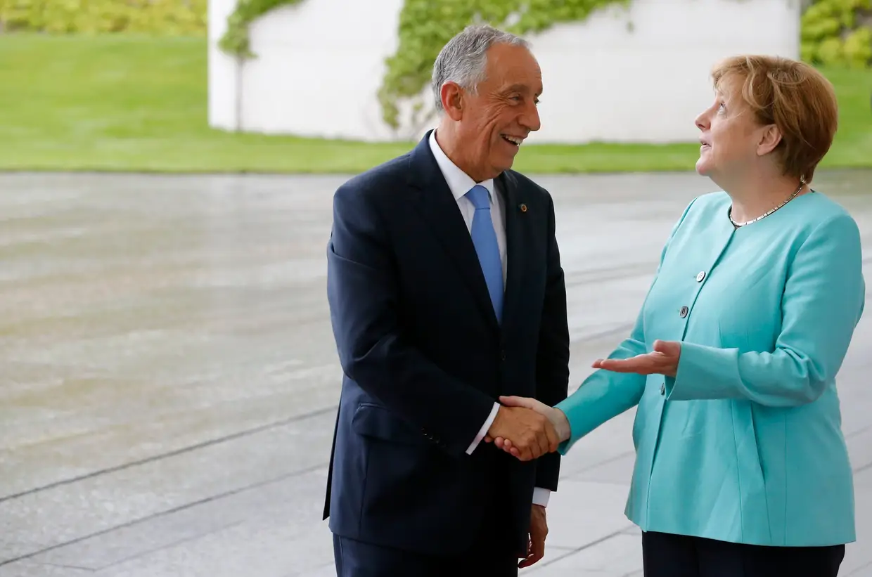 Angela Merkel e o Presidente da República, Marcelo Rebelo de Sousa, 2016