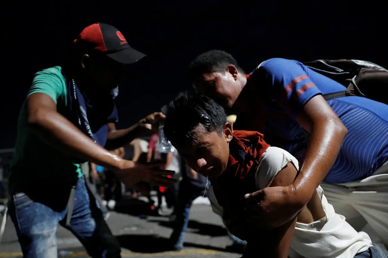 Na segunda-feira passada, a Organização Internacional para as Migrações (OIM) estimou que a marcha na fronteira da Guatemala com o México já contava com mais de 7.000 pessoas.