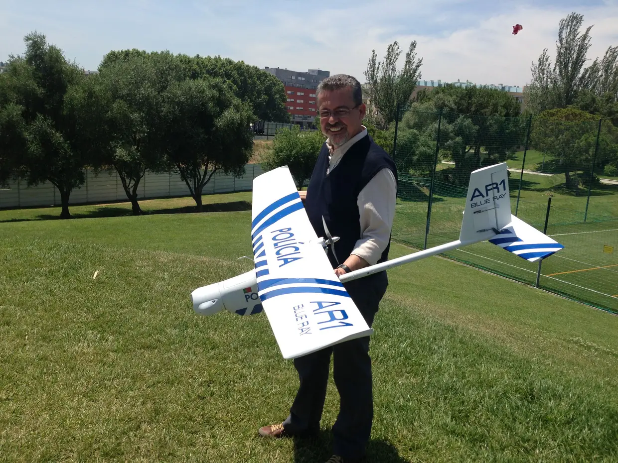 A experimentar um drone da portuguesa Tekever