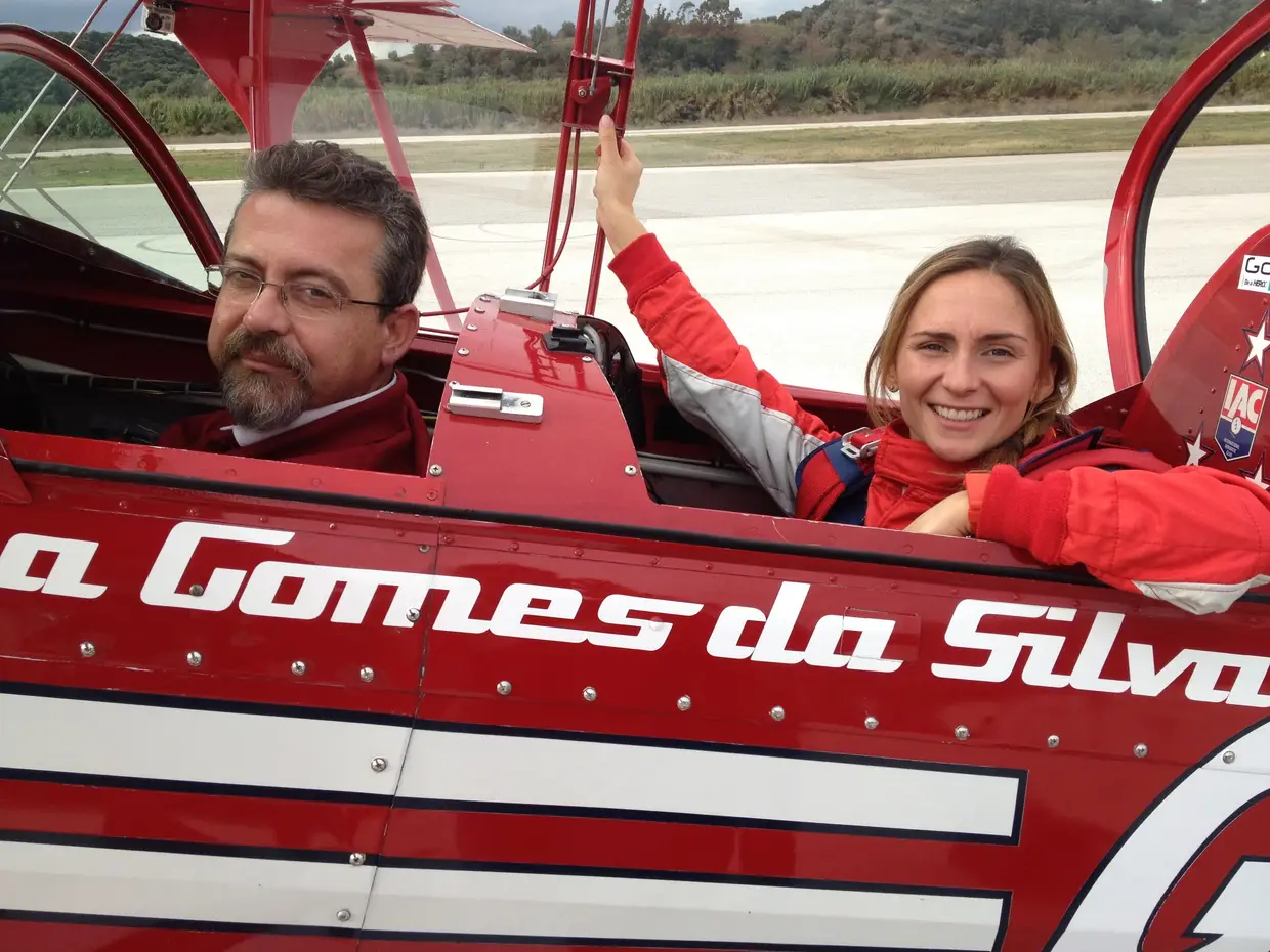 Set Câmaras GoPro. A fazer acrobacia aérea com Diana Gomes da Silva