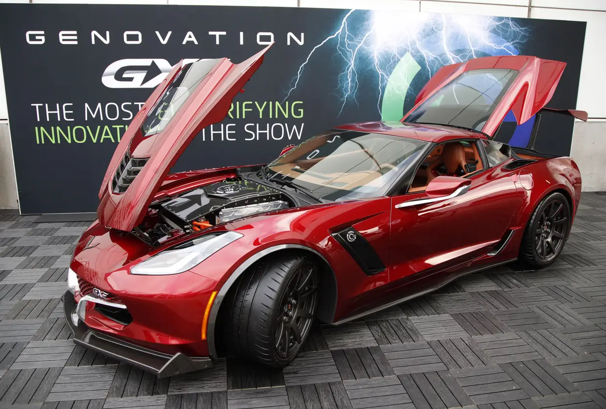 Feira automóvel AutoMobility LA, Califórnia, EUA.