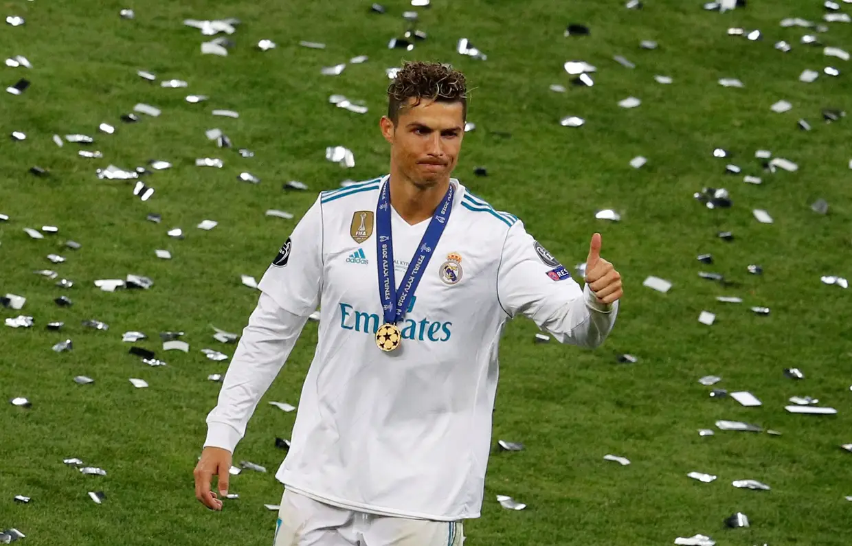 "Foi muito bom estar no Real Madrid, nos próximos dias vou falar" - Cristiano Ronaldo, após a conquista da Liga dos Campeões (26-05-2018)