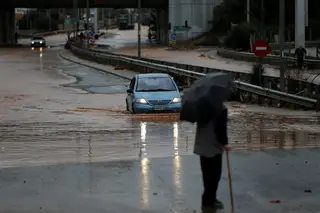 Inundações na Grécia fazem três mortos