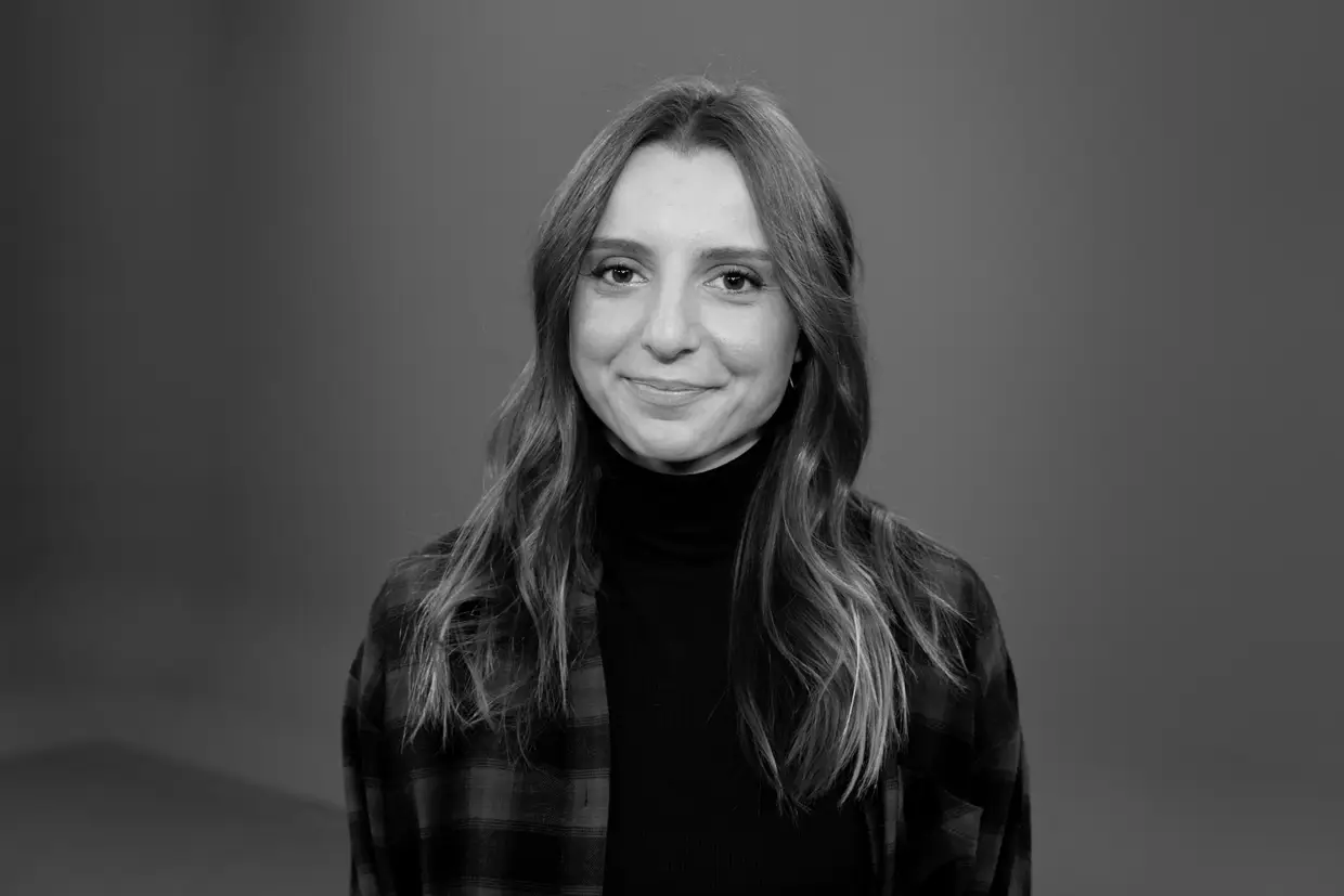 A jornalista Iryna Shev