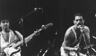 O primeiro Rock In Rio teve atuações que ficaram para a história, como foi i caso dos Queen. A banda inglesa liderada por Freddie Mercury atuou duas noites neste festival.