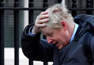 O ex-ministro britânico Boris Johnson chega à Downing Street em Londres, no Reino Unido