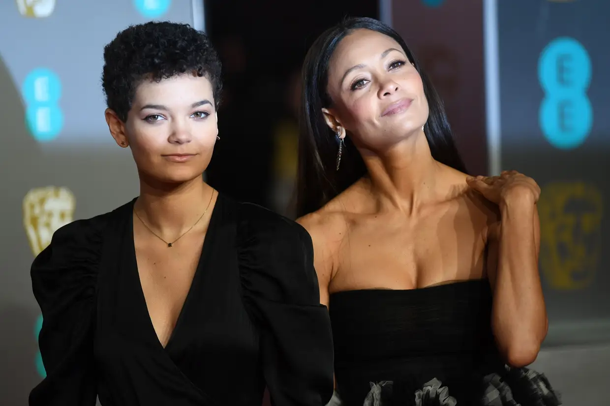 Atriz Thandie Newton e a filha Ripley Parker