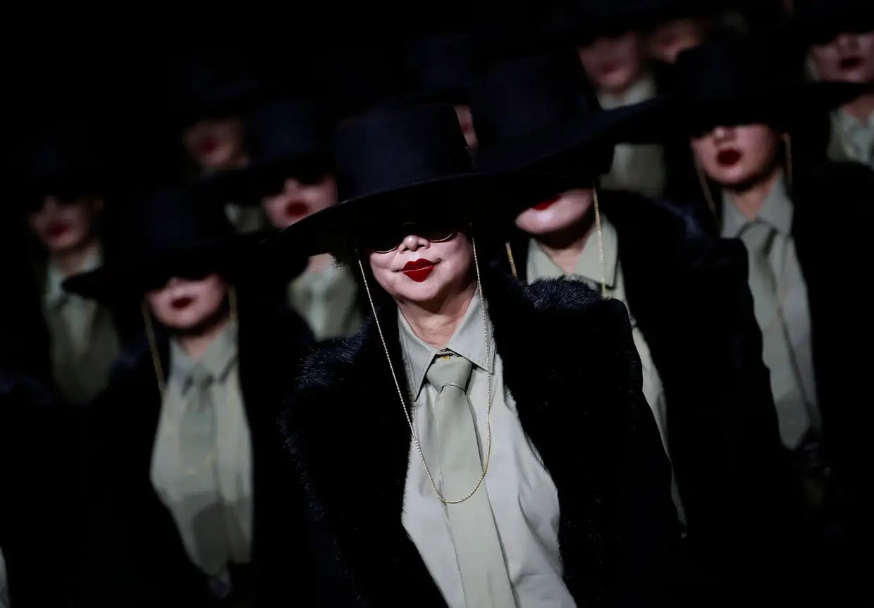 Semana da Moda, Pequim, China.