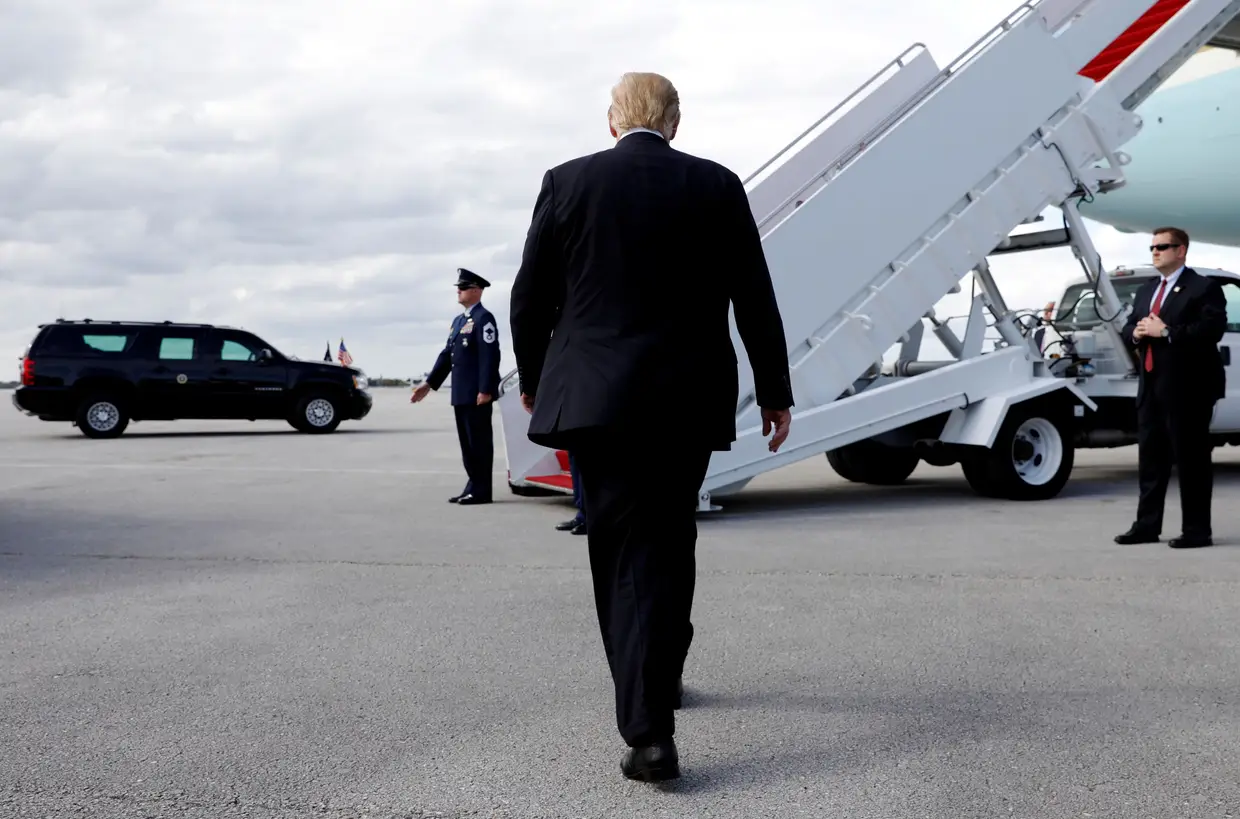 O Presidente dos Estados Unidos, Donald Trump.