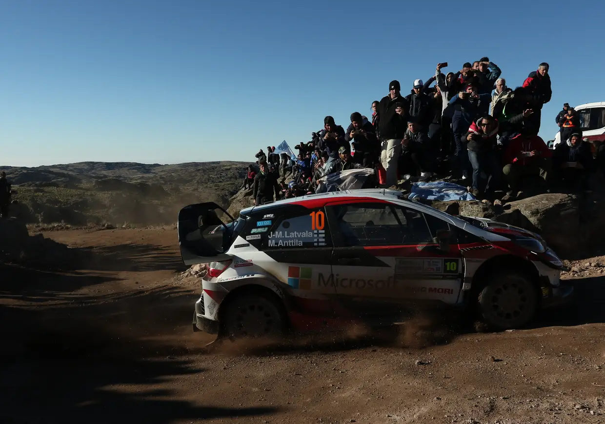 O filandês Jari-Matti Latvala e o seu co-piloto Miika Antilla no Ford Fiesta R5.