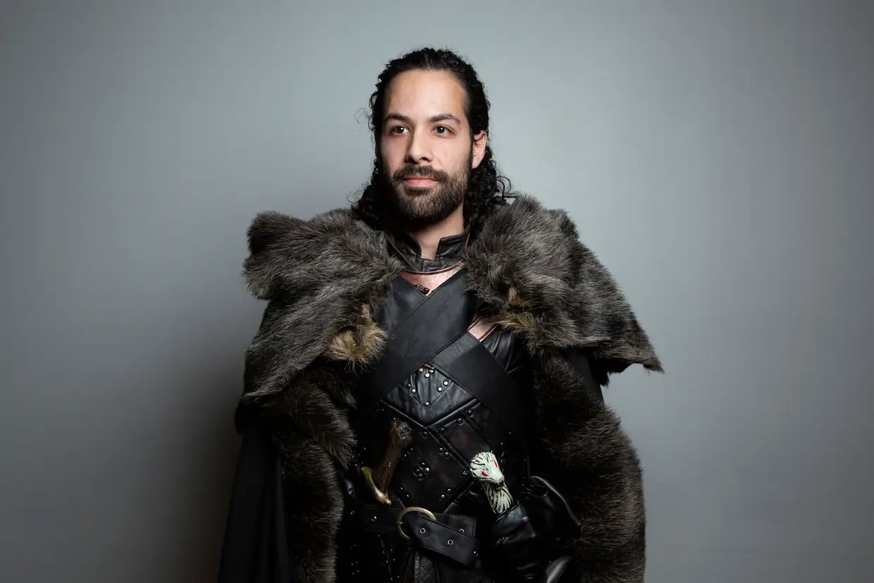 Cerca de 200 nova iorquinos juntaram-se este domingo para assistir ao último episódio de "A Guerra dos Tronos".