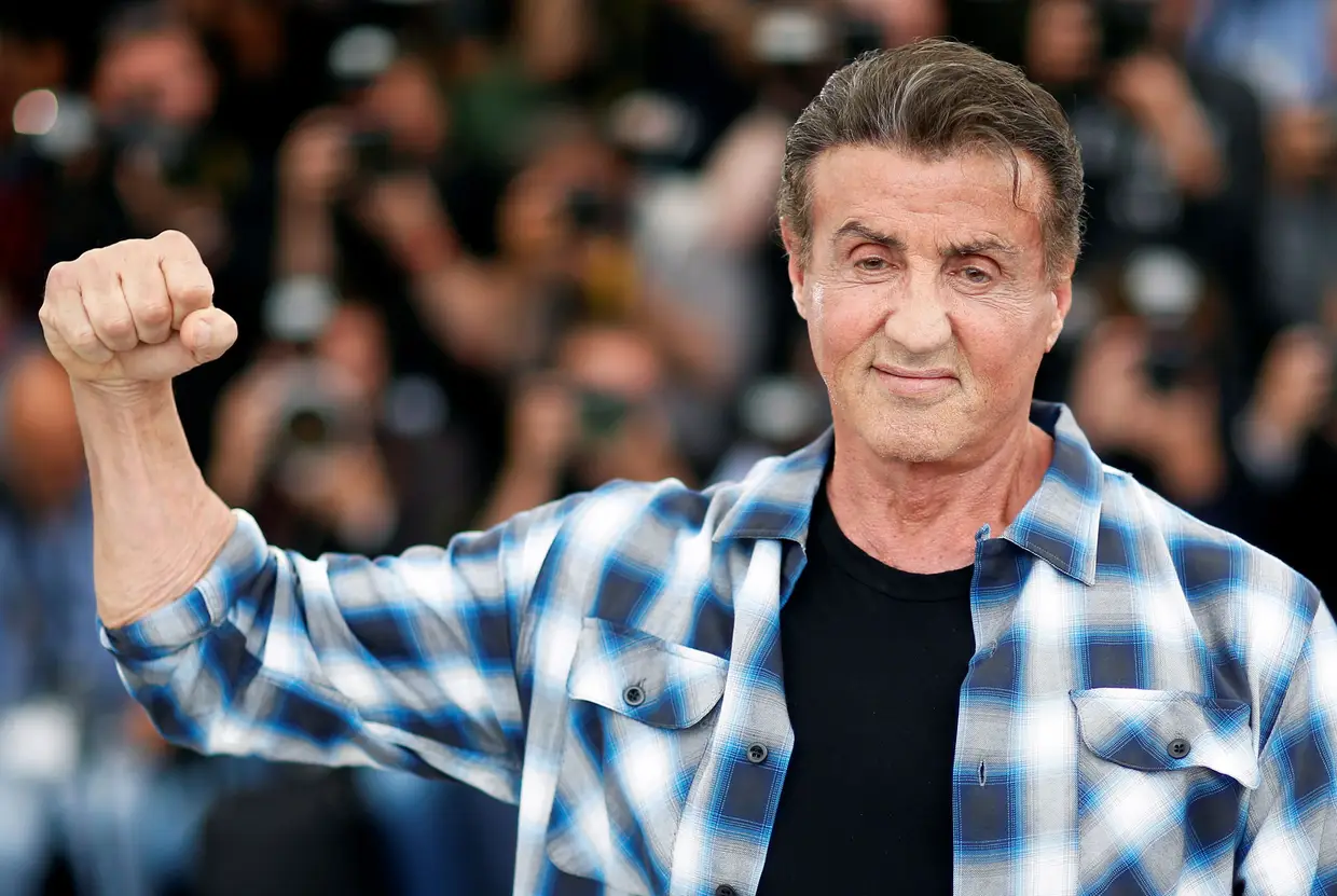 O ator Sylvester Stallone no 72.º Festival de Cannes