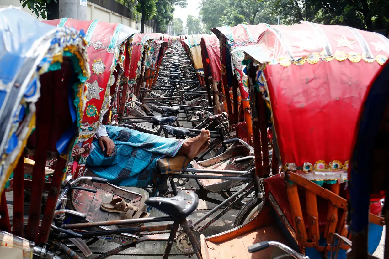 O dia a dia em Daca, no Bangladesh.