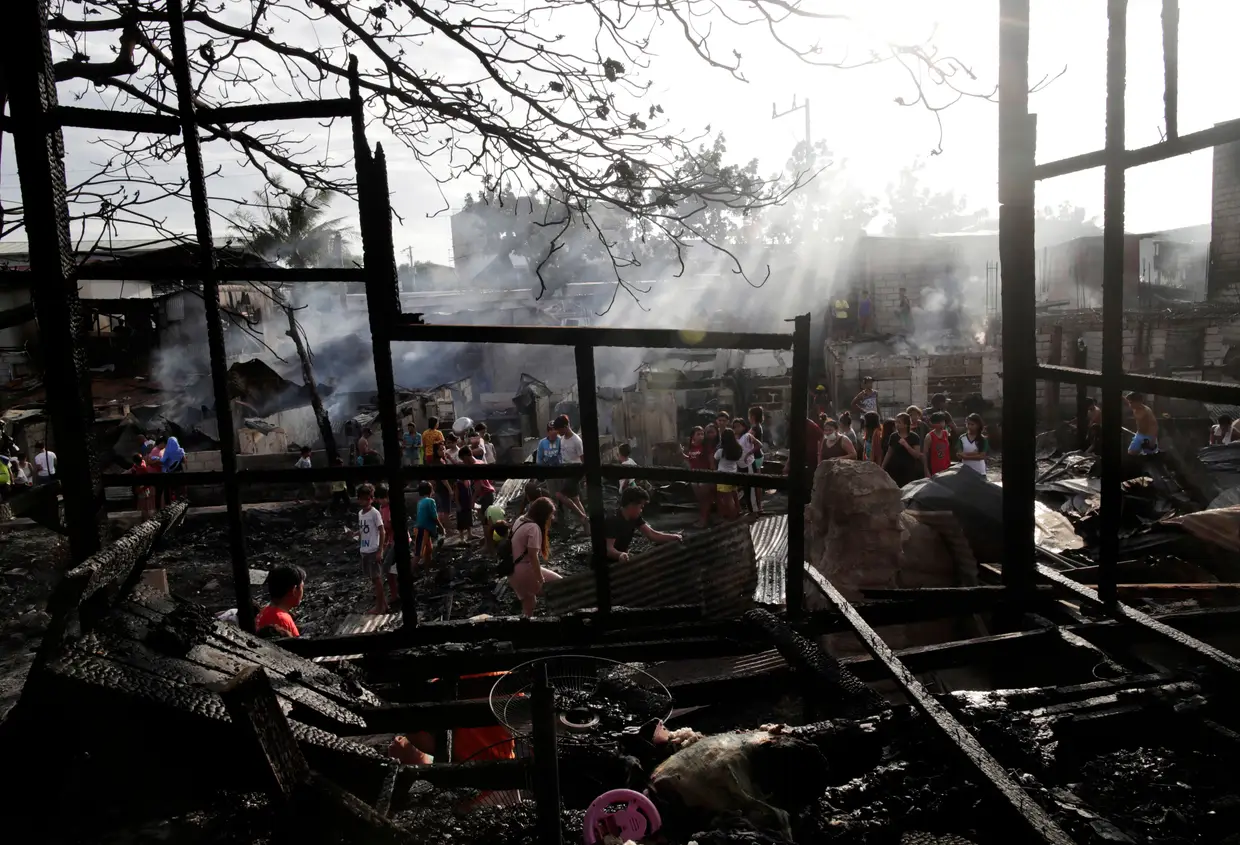 O dia a dia nas favelas de Parañaque, nas Filipinas.