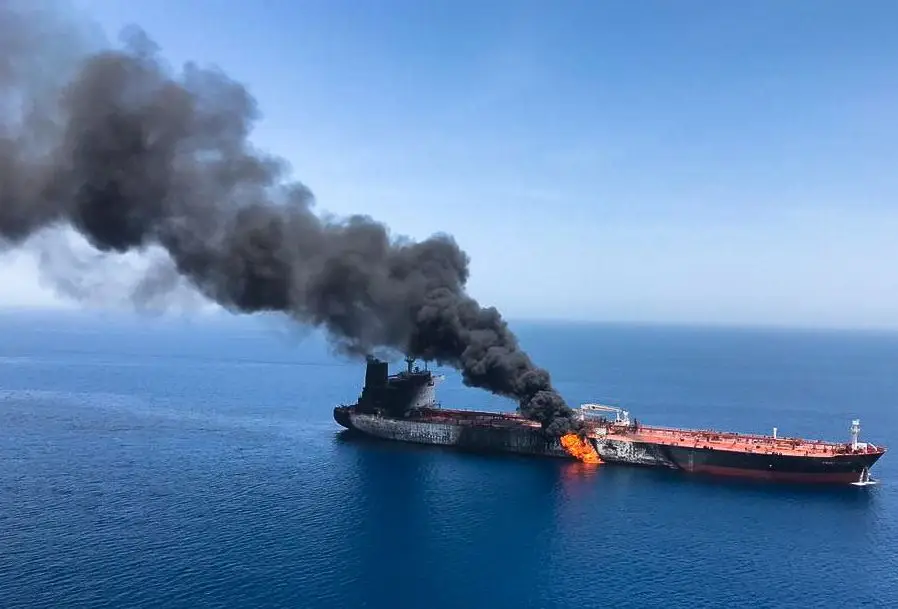 O petroleiro "Front Altair", propriedade do grupo norueguês Frontline com bandeira das Ilhas Marshall, foi "atacado" entre os Emirados Árabes Unidos e o Irão.