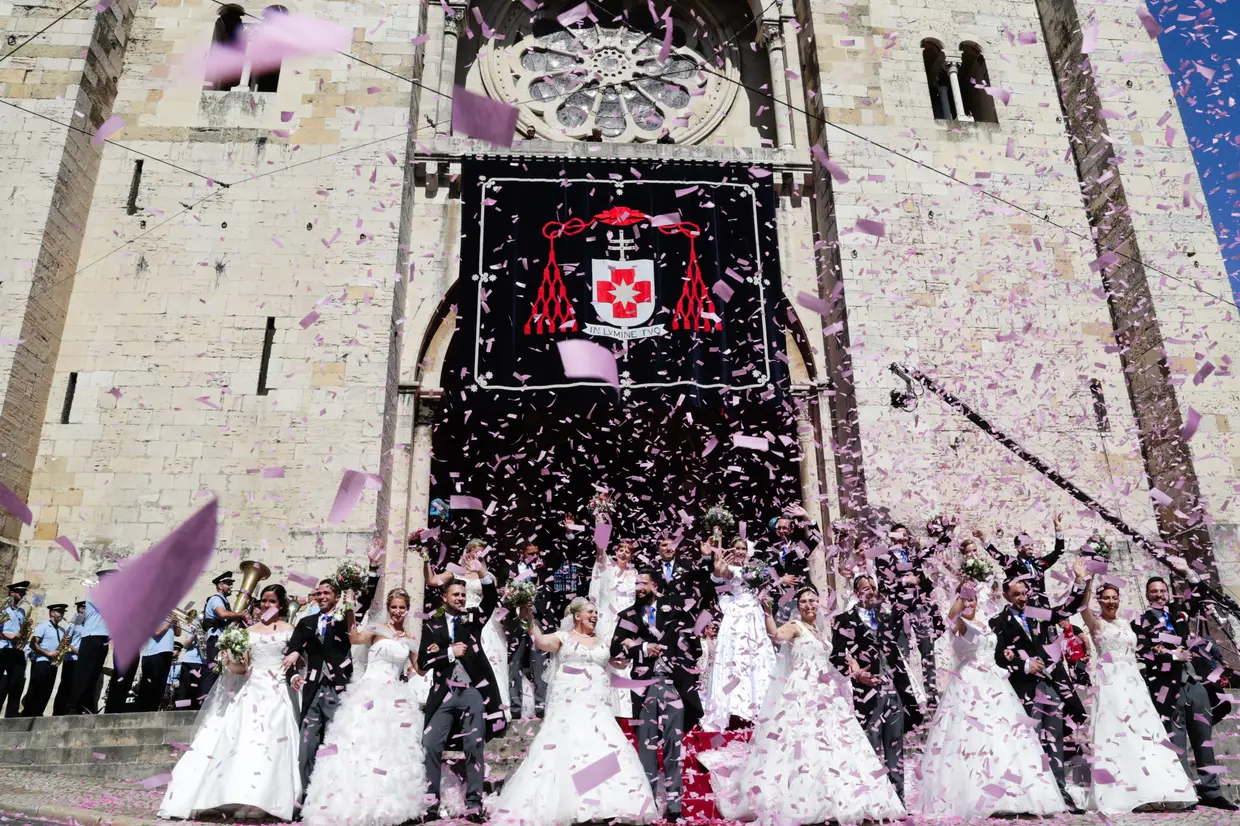 Os noivos de Santo António, em Lisboa