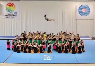 “The colors of Queen”, Bloco SCP na Gymnaestrada 2019
