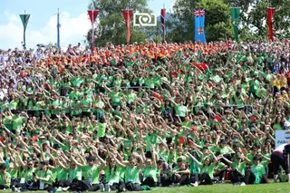 Cerimónia de abertura da Gymnaestrada 2019 - Delegação portuguesa