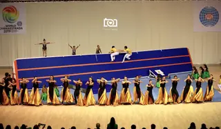“The colors of Queen”, Bloco SCP na Gymnaestrada 2019