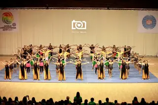 “The colors of Queen”, Bloco SCP na Gymnaestrada 2019