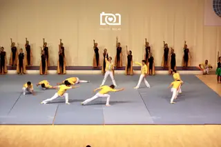 “The colors of Queen”, Bloco SCP na Gymnaestrada 2019