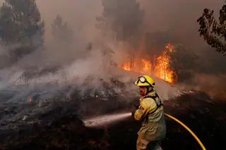 Frentes de fogo em Vila de Rei e Mação 90% dominadas