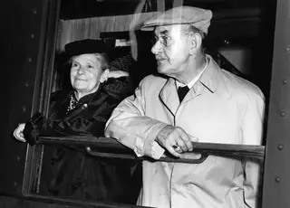Thomas Mann e a mulher Katia Mann