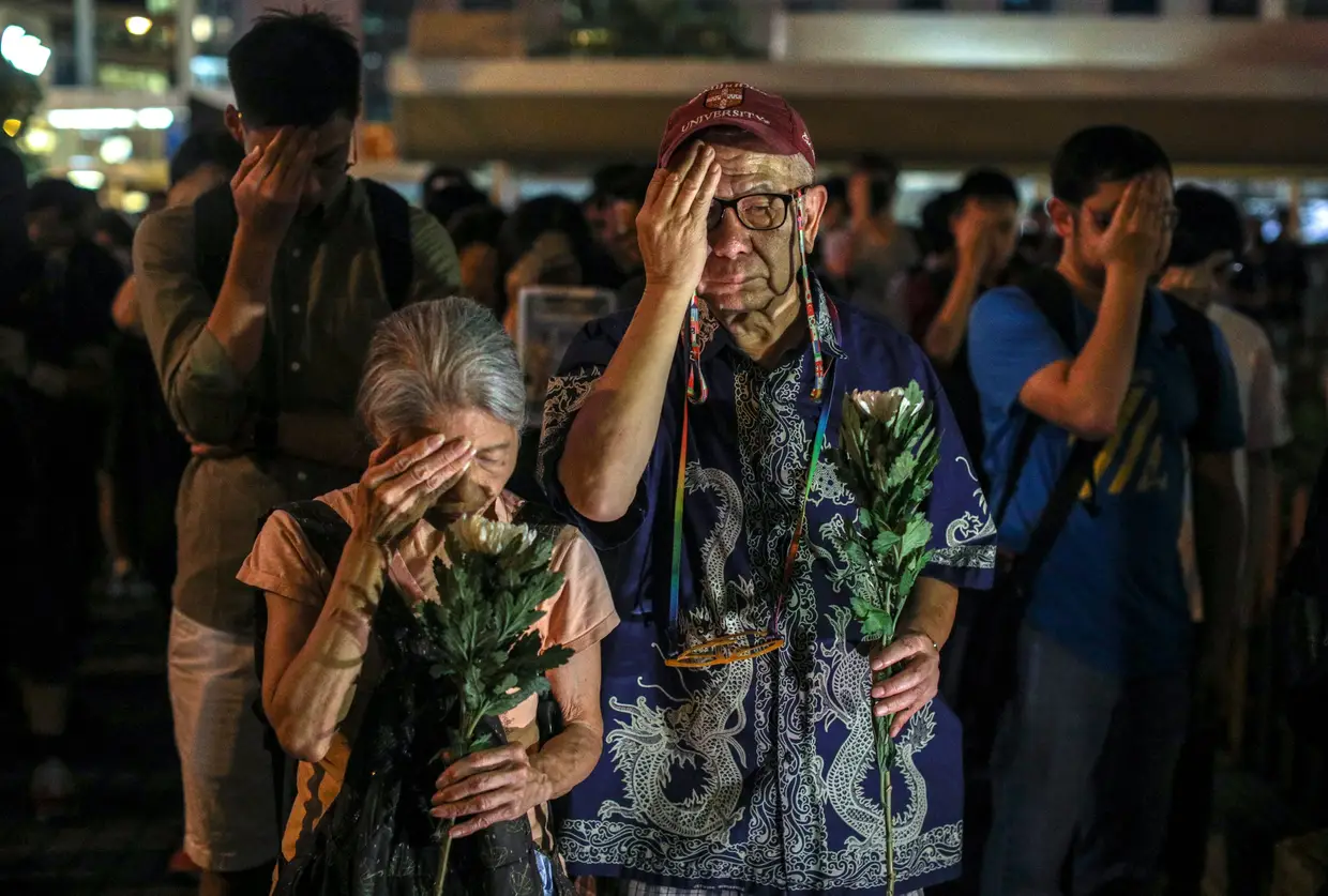 Os protestos contra o Governo em Hong Kong.