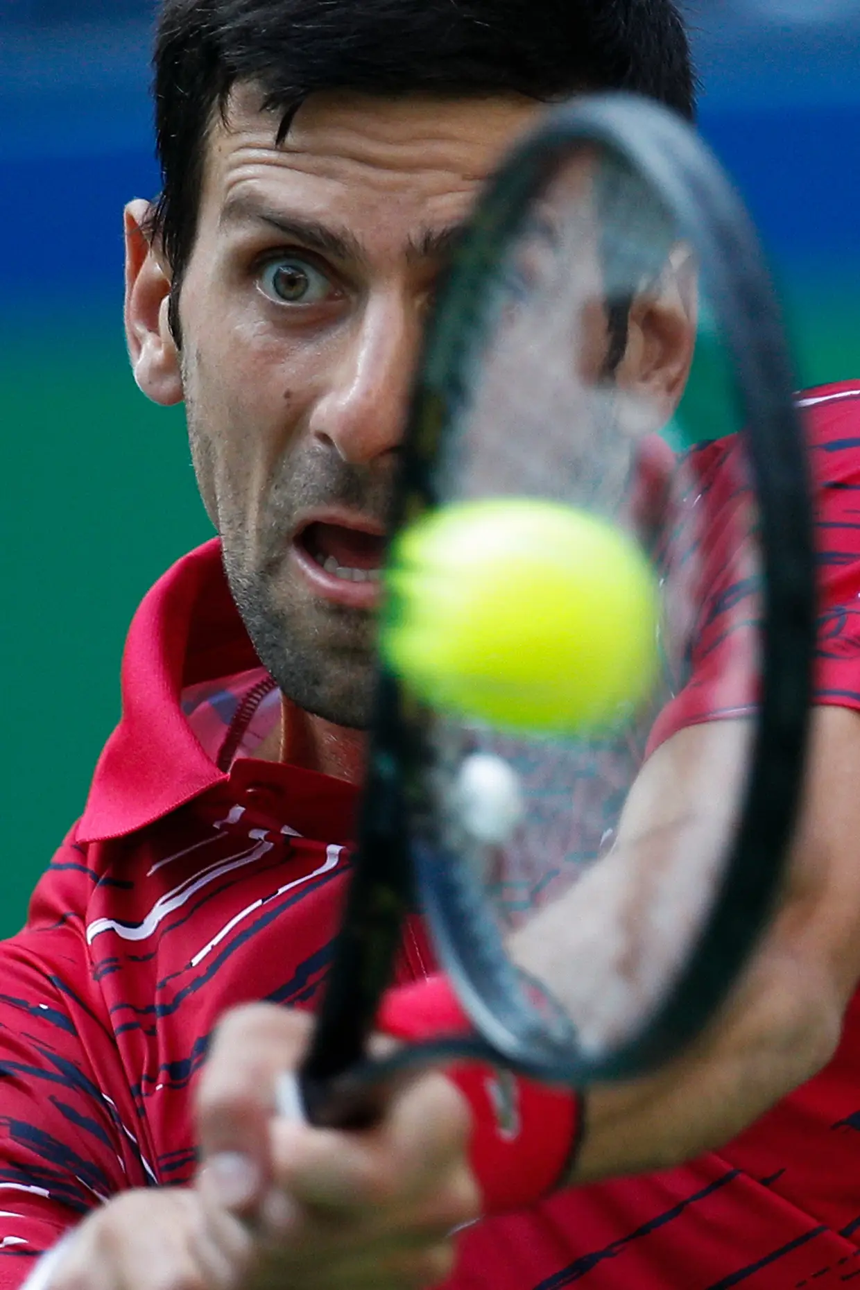 Novak Djokovic no Masters de Xangai, China. Torneio decorre até dia 13.