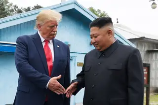 Trump "feliz" com a reaparecimento público do líder norte-coreano