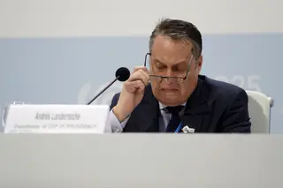 O coordenador chileno da COP 25, Andrés Landerretch