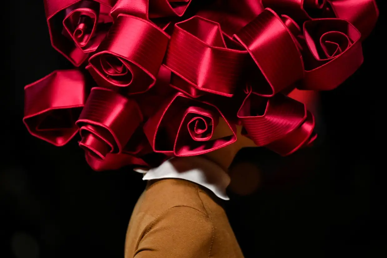 A coleção outono/inverno de Marc Jacobs, na Semana da Moda de Nova Iorque, EUA.
