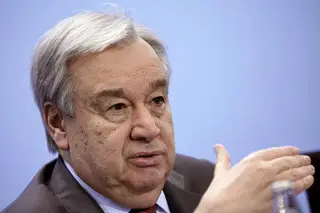 Secretário-geral da Organização da ONU, António Guterres