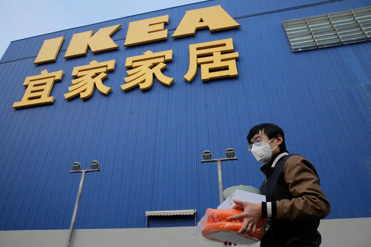 O IKEA de Pequim, na China, voltou a abrir, após fechar devido ao surto de coronavírus.