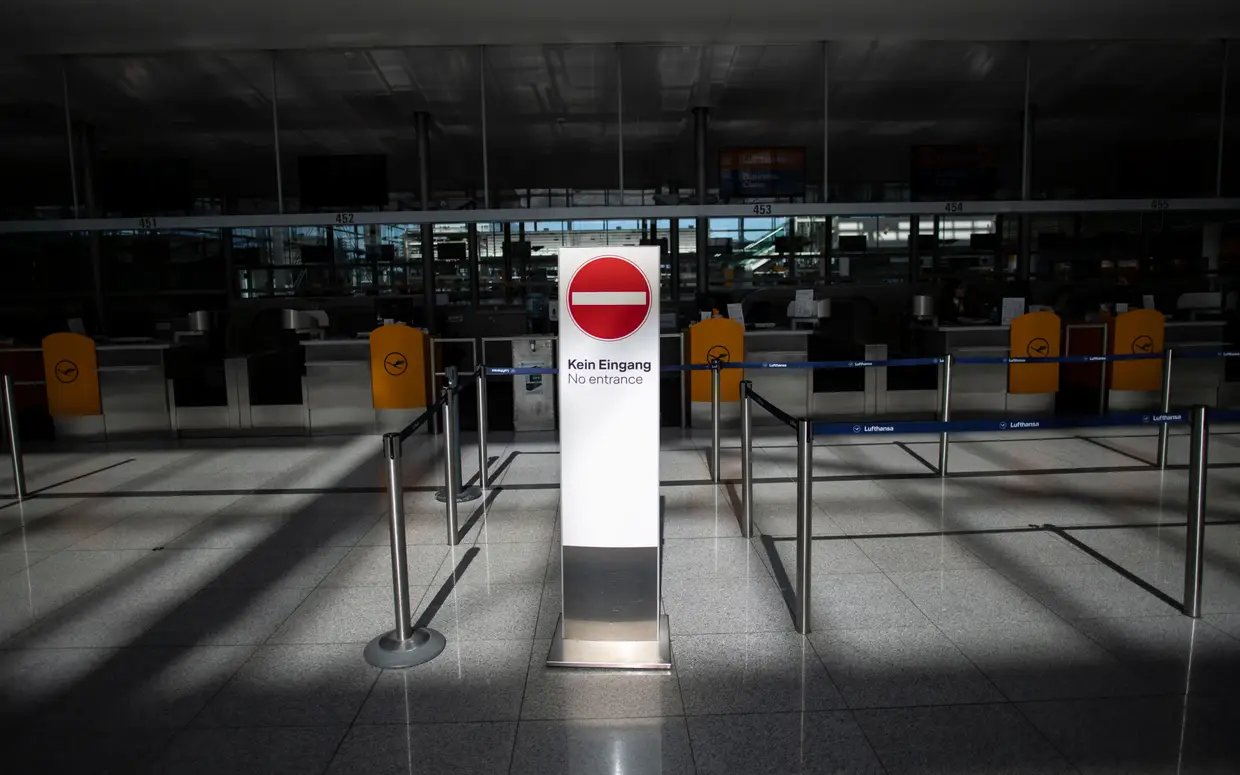 O Aeroporto de Munique, Alemanha.