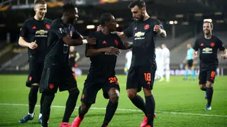 Assistência de Bruno Fernandes na goleada do Manchester United